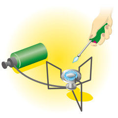 キャンプ用ストーブ