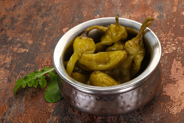 Pickled green pepper