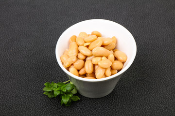 Baked white bean