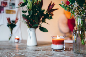 Winter Kerze Gemütlich