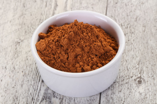 Cocoa Powder In The Bowl