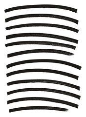 Tagging Marker Medium Curved Lines High Detail Abstract Vector Background Set 64