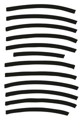 Tagging Marker Medium Curved Lines High Detail Abstract Vector Background Set 61