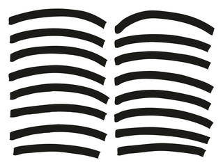 Tagging Marker Medium Curved Lines High Detail Abstract Vector Background Set 49