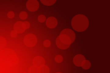 Abstract red circles bokeh background