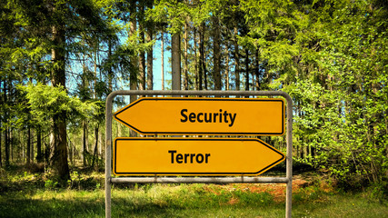 Street Sign Security versus Terror