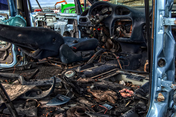 Old Metal on Scrapyard