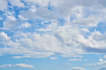 Clouds and blue sky background