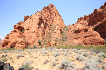 Wonderful Snow Canyon State Park in Utah, USA