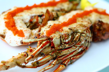 Grilled Lobster in Fish Roe Mayonnaise