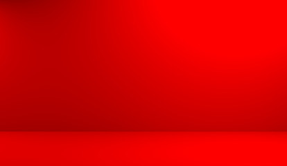 Abstract luxury red background used for display product ad and website template, 3D illustration. 