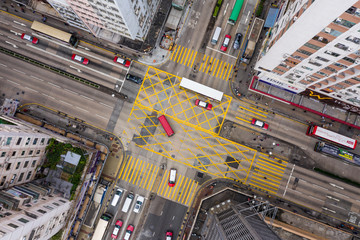 Hong Kong city from top