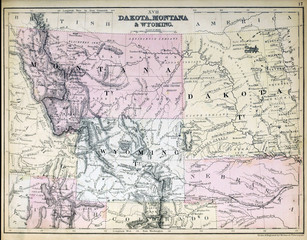 Old map. Engraving image - 261224137