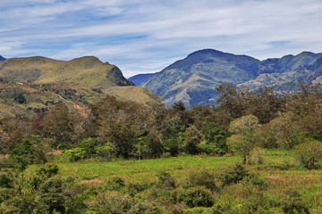 Papua New Guinea, mountains and valleys