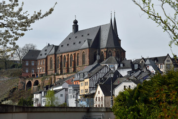 Fototapeta na wymiar saarburg, laurentiuskirche