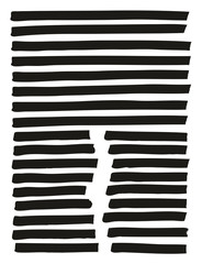 Tagging Marker Medium Lines High Detail Abstract Vector Background Set 41