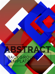 Modern geometric abstract background