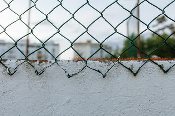 Fence and Building background