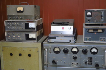 Obraz premium vieux materiel radio