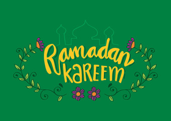 Ramadan Kareem greeting card