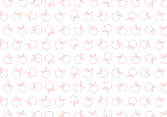 Apple pattern baskground