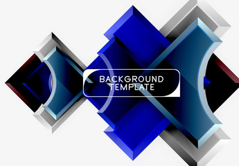 Obraz premium Modern geometrical abstract background