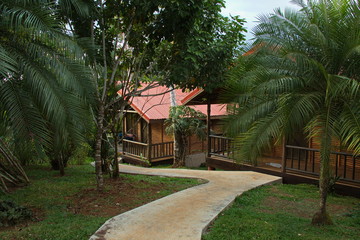 Bungalows in Pedacito de Cielo near Boca Tapada in Costa Rica