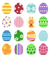 イースターエッグ　線無し　背景素材