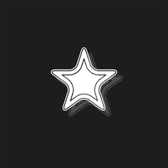 vector Starfish icon, Sea star