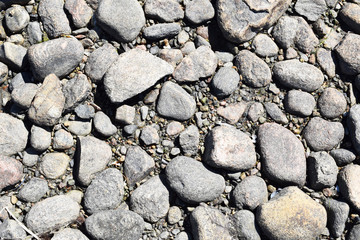 Gray stones background copy space