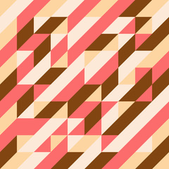 Colorful triangle geometric abstract background in vector