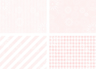 花火　柄　セット　背景