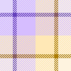 Plaid or tartan vector is background or texture in many color
