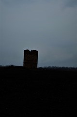 tower at dusk