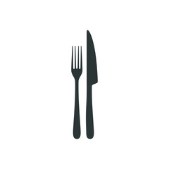 Cutlery Icon Vector logo for culinary business all company with modern high end look