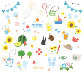 日本の夏のアイテム