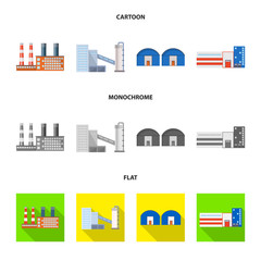 Isolated object of production and structure icon. Collection of production and technology vector icon for stock.