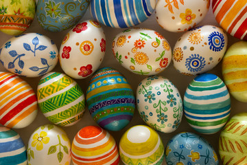 Easter eggs hand painted
