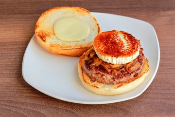 Hamburguesa queso de cabra