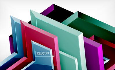 Techno arrow background, template design