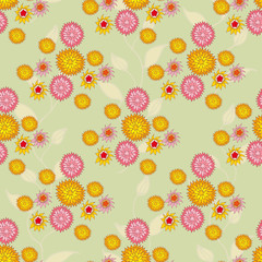 Seamless abstract hand-drawn pattern
