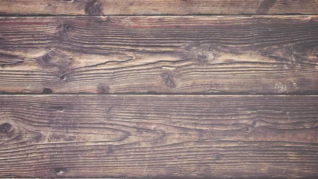 Hand move cards on wooden background - Stop motion 