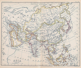 Fototapeta na wymiar Old map. Engraving image