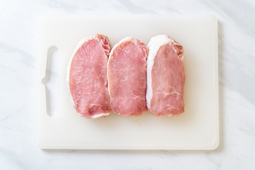fresh pork raw