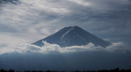 Mount Fuji, Fuji-san, Mt Fuji, sunshine, hazy