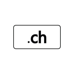 Switzerland domain icon , vector symbol