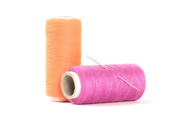 Two sewing thread