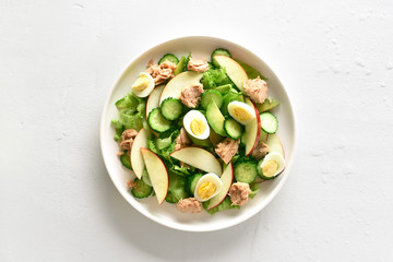 Tuna salad in bowl
