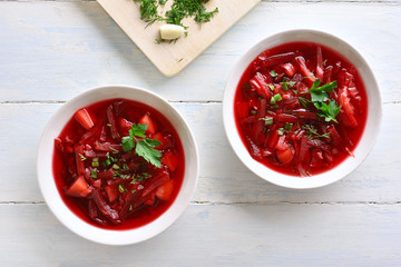 Beetroot soup, borscht