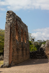 Broken wall, Panamá Viejo, Panama City, Panama.